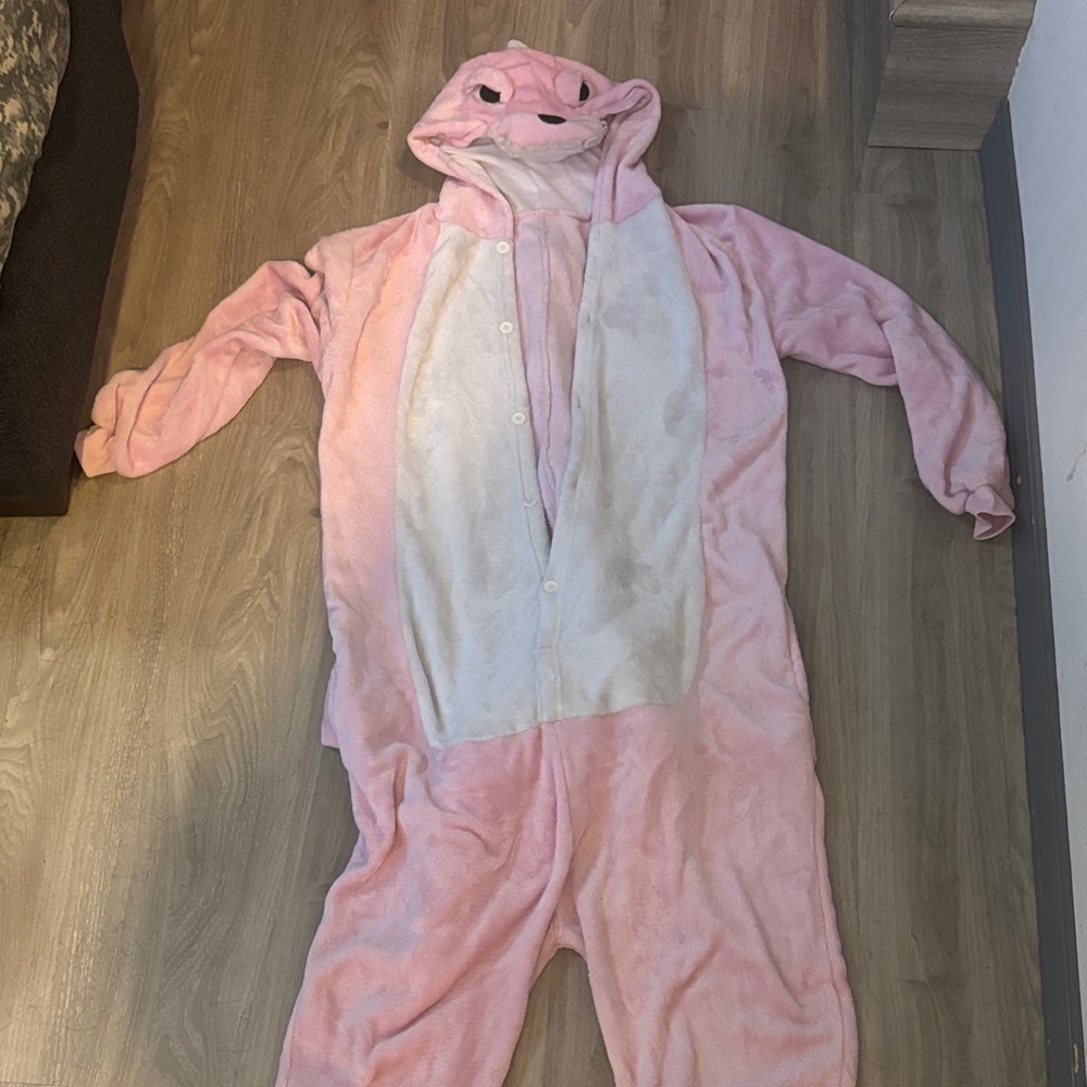 Pink DINO Onesie Costume